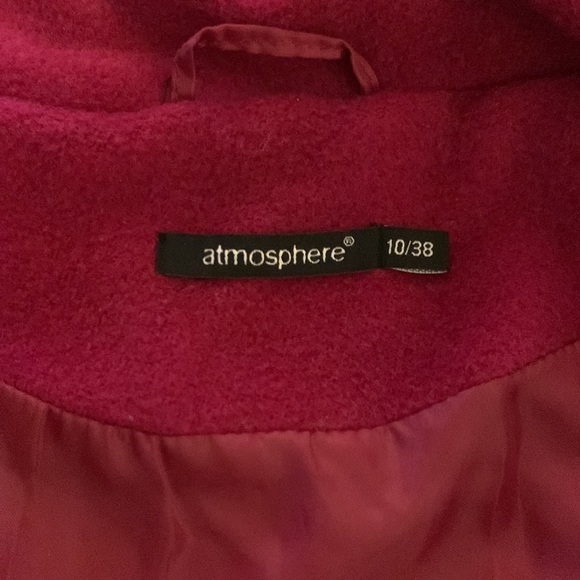 Fushia Thigh length coat - Picture 7 of 8